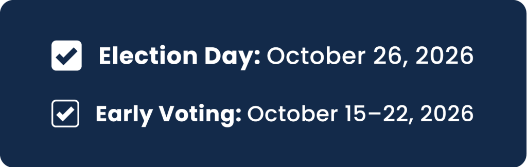 Marianne Meed Ward - When to vote online and advance polls